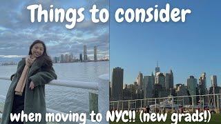 Should You Move to NYC Advice for New Grads [upl. by Lyreb]