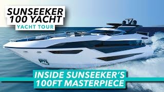 Sunseeker 100 Yacht full tour  Inside Sunseekers new 100ft masterpiece  Motor Boat amp Yachting [upl. by Worl]