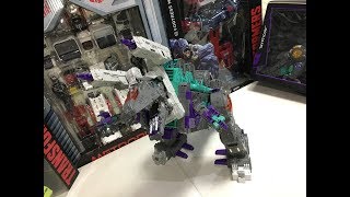 Transformers Titans Return Trypticon Stickers Applied Chefatron Review [upl. by Lilli]