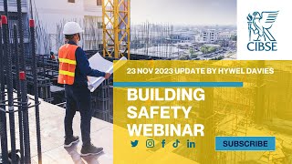 CIBSE Building Safety Update [upl. by Henden138]