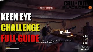 Keen Eye Challenge BO6  Use Sevs keen eye ability on all 3 desk guards [upl. by Merkley]