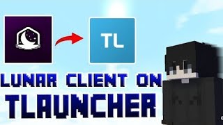 How To Get Lunar Client On Tlauncher  Aliyan Playz minecraft client [upl. by Ekusuy]