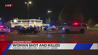 Woman shot killed in south St Louis near Grand and Gravois [upl. by Dayir]