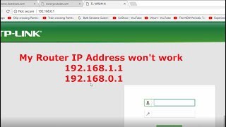 Router ip address doesnt work 19216801 page isn’t working How to fix [upl. by Yelyr310]