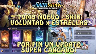 SUPER UPDATE CON TOMO SKINS VOLUNTAD EVENTOS REGALOS Saint Seiya Awakening [upl. by Htebazileharas]