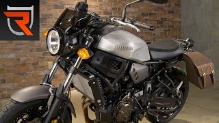 2018 Yamaha XSR700 BoltOn Accessories Demo  Riders Domain [upl. by Vere]