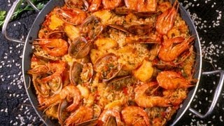 Paella sencilla  cómo preparar Paella [upl. by Anawd60]