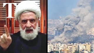 Hezbollah chief warns Israel over impending invasion [upl. by Neelasor]