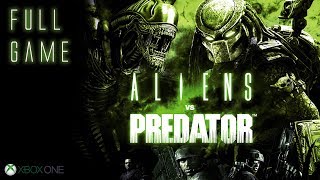 Aliens vs Predator Xbox One  Full Game 1080p60 HD 3 Campaigns 100 Walkthrough  No Commentary [upl. by Aihsek]