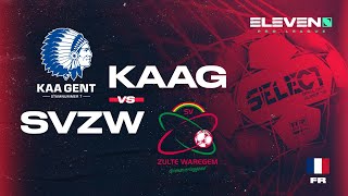 KAA Gent – SV Zulte Waregem moments forts [upl. by Ynnek568]