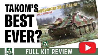 The ULTIMATE Takom Jagdpanzer 38t Hetzer Model Kit review [upl. by Anilosi]