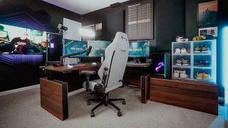 My DREAM Home Office Desk Setup Tour [upl. by Arada]