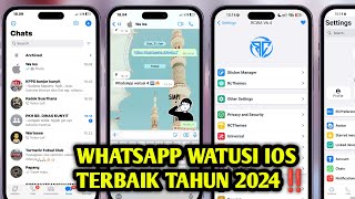 UPDATE ‼️ WHATSAPP WATUSI IPHONE TERBARU FEBRUARY 2024 [upl. by Atima]