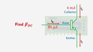 Transistor Solved Example Problem 1  Beta DC of Transistor Formula [upl. by Orlando92]