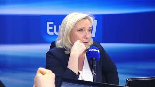 quotLe mandat dEmmanuel Macron a été un mandat autoritairequot Marine Le Pen [upl. by Aratahc]