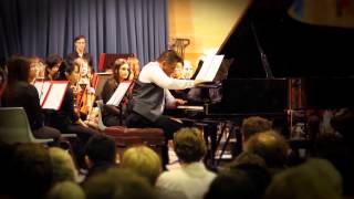 Daniel Rojas Improvised Cadenza of his Latin Piano Concerto [upl. by Gathers]