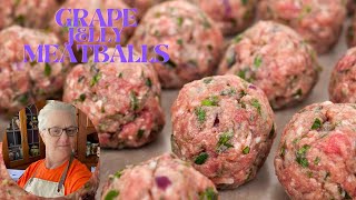 Venison Grape Jelly Meatballs  Slow Cooker [upl. by Llewen153]