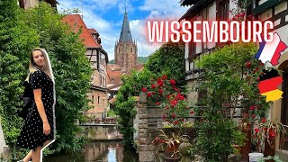 wissembourg BEAUTIFUL border town france  germany 🇫🇷🇩🇪 [upl. by Nissa299]