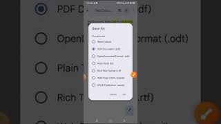 HOW TO CONVERT GOOGLE DOCS DOCUMENT TO PDF FILE ON MOBILE DEVICE [upl. by Akcirret816]