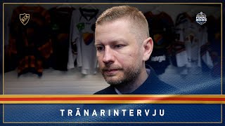 Intervju  Michael Holmqvist efter final 4 [upl. by Lerat458]