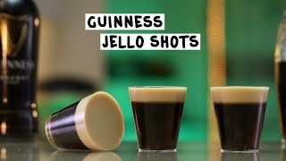 Guinness Jello Shots  Tipsy Bartender [upl. by Hgielac686]