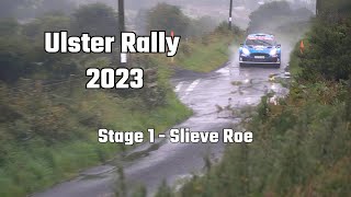 Ulster Rally 2023  SS1 Slieve Roe [upl. by Silvio]