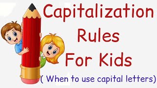 Capitalization Rules When to use capital letters ENGLISH GRAMMAR [upl. by Lek]