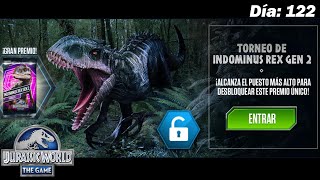 Día 122 En directo Peleas de dinosaurios PVP Torneo INDOMINUS REX GEN 2 Jurassic World The Game [upl. by Yekciv772]