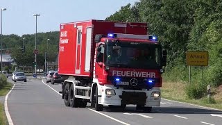 Gasausströmung Einsatzfahrten Dienstbetrieb amp Freiwillige Feuerwehr Ahaus [upl. by Ettevy]