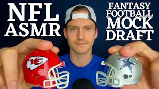 NFL ASMR  Fantasy Football Mock Draft 2024 12 Team [upl. by Yrrok281]