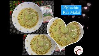 Pistachio Ras Malai  Laziza Ras Malai Dessert Mix  Recipe by Nida’s Kitchen [upl. by Elnore]