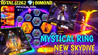 New Mystical Ring Event Free Fire New Mystical Aur Bundle Spin  Aura Skydive Skywing New Faded [upl. by Nnairek710]