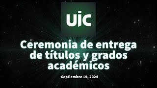 Ceremonia de entrega de títulos y grados académicos [upl. by Aidnac]