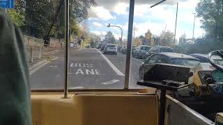 heading back to brislington up the steep hill on the green single decker bus [upl. by Suivatnod]