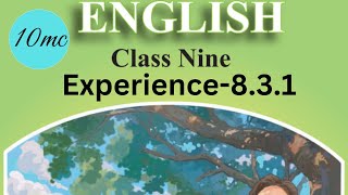 Class 9 English BD Experience 831  New curriculum 2024  10 minute class [upl. by Sandi109]