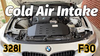 Cold Air Intake For The BMW 328i F30 [upl. by Dnalyag]