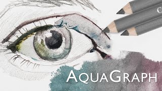 AQUAGRAPH  WaterSoluble Colored Graphite Pencils by CRETACOLOR [upl. by Ardell673]