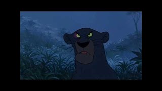 The Jungle Book Bagheera talks with Baloo about Mowgli HD [upl. by Nnailuj445]