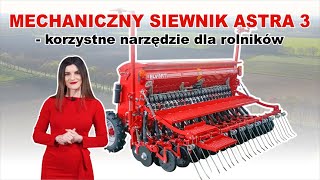 Siewnik zawieszany ASTRA 3  siew w parze z broną talerzową PALLADA 3000 Polish [upl. by Gulick581]