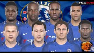 Chelsea Legends Konami Faces from PES 17  Makelele for PES 20182019 PC Download facepack [upl. by Tyrrell]