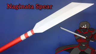 Origami Samurai Naginata  How to make paper ninja spear [upl. by Guerin]