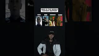 Who Is The World Fastest Rapper Eminem Rebel XD Busta Ryhmes Or Logic shorts eminem rap music [upl. by Allemaj]