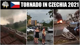 ⛈ Tornádo na Moravě Hodonín Mikulčice Břeclav  Tornado in Czech republic 🌪 [upl. by Grega964]