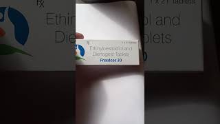 FREEDASE 30 TABLET  ETHINYLOESTRADIOL  DIENOGEST  💊MEDICINE [upl. by Stier]