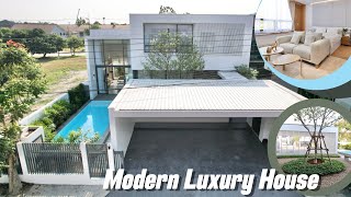 HSHD5352 1695 MB 4 Bedrooms Modern Luxury House With Private Pool in Hang Dong [upl. by Per]