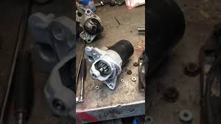 How to remove Mini Cooper starter [upl. by Yelehsa317]