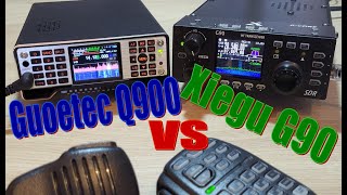 Guoetec Q900 amp Xeigu G90 SDR Transceiver comparison [upl. by Aryhs]