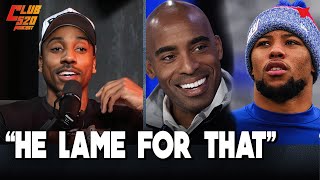 Jeff Teague CALLS OUT Tiki Barber for Saquon Barkley CRITICISM quotHE LAME for thatquot  Club 520 [upl. by Patrizius443]