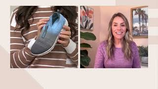 Skechers GOwalk Travel Ombre Washable Vegan SlipOns  Ibiza on QVC [upl. by Micaela]