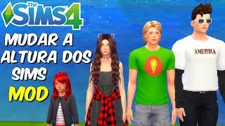 MUDAR O TAMANHO DOS SIMS  The Sims 4 [upl. by Rolando]